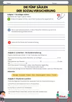 Vorschau - Arbeitsblätter - Die fünf Säulen der Sozialversicherung - Seite 2