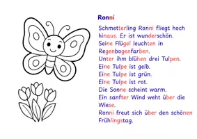 Vorschau - Arbeitsblätter - Lesen & Malen – Ostern | Lesetexte Klasse 1 - Seite 3