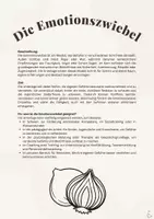 Vorschau - Arbeitsblätter - Die Emotionszwiebel - Gefühle und Bedürfnisse verstehen - Seite 1