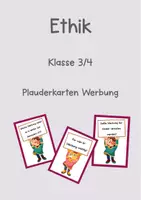 Vorschau - Aufgabenkarten - Plauderkarten Werbung - Deckblatt