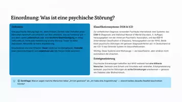 Vorschau - Präsentationen/Tafelbilder - Psychotherapie & Psychische Störungen – Wissenschaftlich fundierte Präsentation für die Oberstufe (Sek II | 2026) - Seite 2