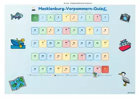Vorschau - Spiele - Brettspiel Mecklenburg-Vorpommern – Fragespiel Klasse 3/4 druckfertig - Seite 2