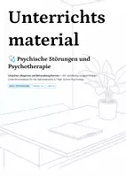 Vorschau - Unterrichtsreihen - XXL-Sparpaket: Psychotherapie & Psychische Störungen – Komplettreihe Oberstufe (Sek II | 2026) - Deckblatt