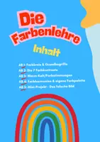 Vorschau - Arbeitsblätter - Farbenlehre im Kunstunterricht | Umfangreiches Materialpaket zu Farbkreis, Farbkontrasten und Farbharmonien - Deckblatt