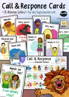 Vorschau - Spiele - Call & Response / Attention Getters - 24 Cards & Poster / Englischunterricht - Deckblatt