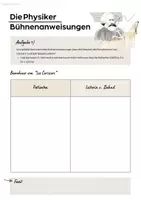 Vorschau - Arbeitsblätter - Materialpaket Die Physiker - Seite 1