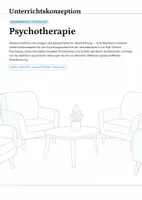 Vorschau - Unterrichtsreihen - Psychotherapie & Psychische Störungen – Komplettkonzeption für die Oberstufe (Sek II | 2026) - Deckblatt