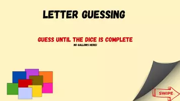 Vorschau - Präsentationen/Tafelbilder - Englisch: Buchstabenraten ohne Galgen / Letter Guessing - Seite 1