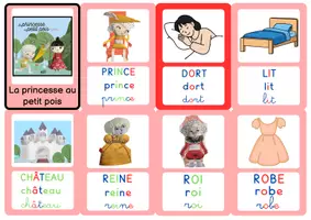 Aperçu - Apprentissages en autonomie - Imagier La Princesse au Petit Pois - Page de couverture