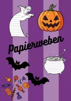 Vorschau - Mal- und Bastelvorlagen - Papierweben Halloween - Deckblatt