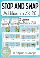 Vorschau - Stationenlernen - Stop and Swap Spiele- ZR20 mit und ohne ZÜ - Deckblatt