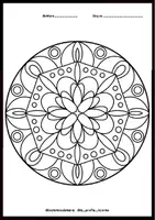 Vista previa - Manualidades / Dibujos para colorear - Pack- MANDALAS - página 3
