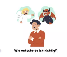 Vorschau - Arbeitsblätter - Wie entscheide ich richtig? - Dilemmakarten - Deckblatt