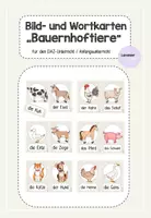 Vorschau - Fördermaterial/Inklusion - Bauernhoftiere Bild- und Wortkarten DaZ Anfangsunterricht - Deckblatt