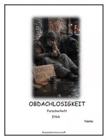 Vorschau - Stundenentwürfe - Forscherheft Obdachlosigkeit copyright - Deckblatt