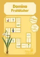 Vorschau - Stationenlernen - Frühblüher - Domino, 2-fach differenziert - Deckblatt
