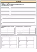 Vorschau - Arbeitsblätter - Merkwörter/Lernwörter (Wochenplan Vorlage blanco) - Deckblatt