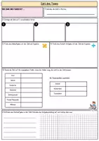 Vorschau - Arbeitsblätter - Zahl des Tages (Wochenplan Vorlage blanco) - Deckblatt