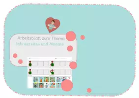 Vorschau - Arbeitsblätter - Materialpaket - Monate und Jahreszeiten - Gebärdensprache - Seite 1