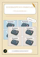 Vorschau - Poster - Federmäppchen-Parkplatz für den Tisch - Deckblatt
