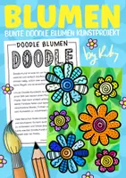 Vorschau - Arbeitsblätter - Bunte Doodle Blumen - Kunstprojekt für den Frühling & Sommer - Deckblatt