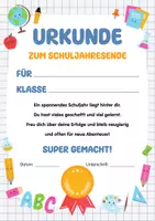 Vorschau - Anderer Materialtyp - Urkunde zum Schuljahresende - Das wahre Zeugnis - Abschluss Schuljahr - Zeugnisübergabe - Beilage zum Zeugnis - Motivation & Belohnung zum Zeugnis - Seite 1