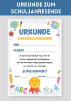 Vorschau - Anderer Materialtyp - Urkunde zum Schuljahresende - Das wahre Zeugnis - Abschluss Schuljahr - Zeugnisübergabe - Beilage zum Zeugnis - Motivation & Belohnung zum Zeugnis - Deckblatt