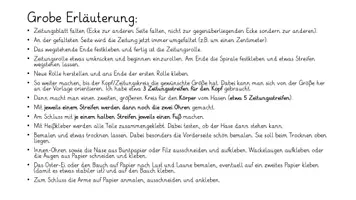 Vorschau - Mal- und Bastelvorlagen - Zeitungshase zu Ostern gestalten - Seite 2
