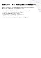 Vorschau - Arbeitsblätter - lecture et écriture (alimentation) - Seite 1