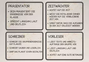 Vorschau - Poster - Materialpaket - Klassenorganisation & Classroom Management - Seite 2