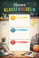 Vorschau - Anderer Materialtyp - Klassenregeln3 - Deckblatt