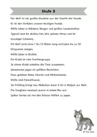 Vorschau - Arbeitsblätter - Der Wolf - Differenzierte Sach- und Lesetexte - Seite 3