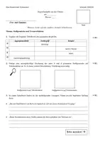Vorschau - Arbeitsblätter - Einteilung der Stoffe und Stofftrennung - Stegreifaufgabe mit Musterlösung - Seite 3
