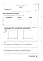Vorschau - Arbeitsblätter - Einteilung der Stoffe und Stofftrennung - Stegreifaufgabe mit Musterlösung - Seite 1