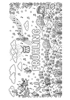 Vorschau - Arbeitsblätter - Ausmalbilder Musik im Frühling (musizierende Kinder im Frühling) - Seite 3