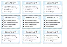 Vorschau - Poster - Checkliste Gemacht vor 8 Uhr - Seite 3