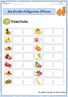 Aperçu - Jeux - Les fruits et légumes d’hiver - Page 2