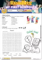 Vorschau - Arbeitsblätter - Reading Comprehension My first Sleepover - Grade 6 - Seite 2