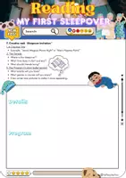 Vorschau - Arbeitsblätter - Reading Comprehension My first Sleepover - Grade 6 - Seite 3