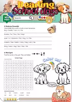 Vorschau - Arbeitsblätter - Reading Comprehension School Dogs - Grade 6 - Seite 2