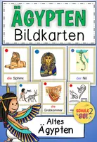 Vorschau - Fördermaterial/Inklusion - ALTES ÄGYPTEN / Bildkarten - Deckblatt