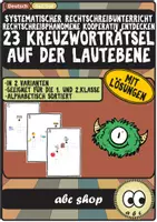 Vorschau - Arbeitsblätter - Kreuzworträtsel lösen auf der Lautebene im Anfangsunterricht (Systematischer Rechtschreibunterricht) - Deckblatt
