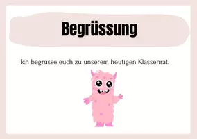 Vorschau - Präsentationen/Tafelbilder - Klassenrat - Seite 1