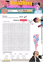 Vorschau - Arbeitsblätter - Reading Comprehension What is an Influencer - Grade 7 - Seite 3