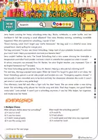Vorschau - Arbeitsblätter - Reading Comprehension The Smart Schoolbag - Grade 6 - Deckblatt