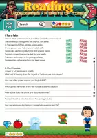 Vorschau - Arbeitsblätter - Reading Comprehension Videogames - Grade 7 - Seite 1