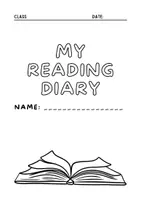 Vorschau - Arbeitsblätter - Reading Diary / Lesetagebuch Englisch - Deckblatt
