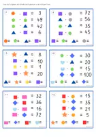 Vorschau - Arbeitsblätter - Mathe Rätsel Multiplikation im Zahlenraum 100 - Seite 3