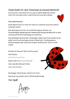 Vorschau - Mal- und Bastelvorlagen - Marienkäfer Bastelanleitung - Seite 1