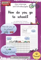 Vorschau - Arbeitsblätter - Class interview - How do you go to school? (Vehicles) - Deckblatt